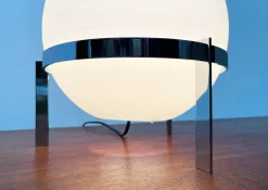 Hot Pamono Mid-Century Space Age Model Luna Tripod Globe Table Lamp by Alfred Hablützel and Bernhard Luginbühl for Swisslamps International, 1960s
