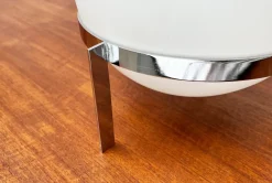 Hot Pamono Mid-Century Space Age Model Luna Tripod Globe Table Lamp by Alfred Hablützel and Bernhard Luginbühl for Swisslamps International, 1960s