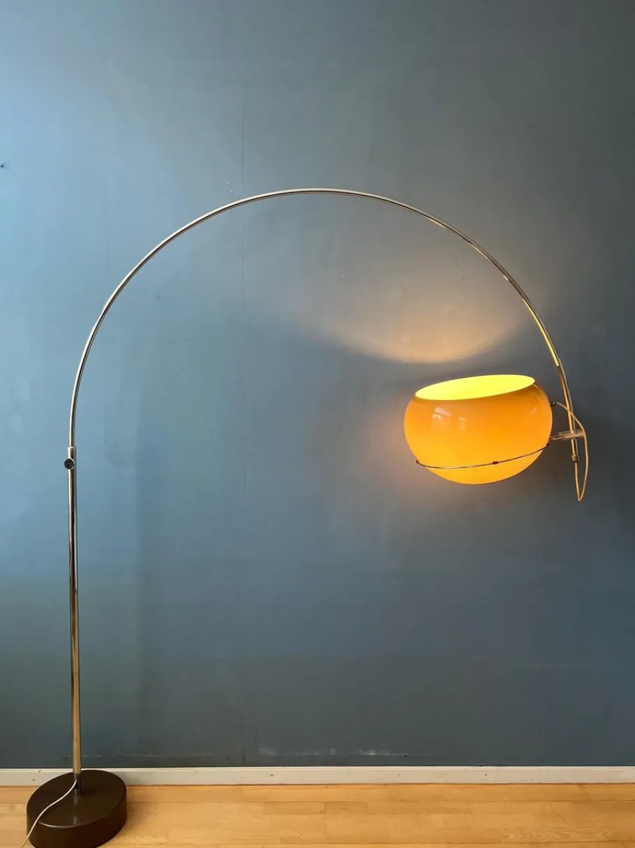 Discount Pamono Mid-Century Space Age Mushroom Arc Floor Lamp from Gepo