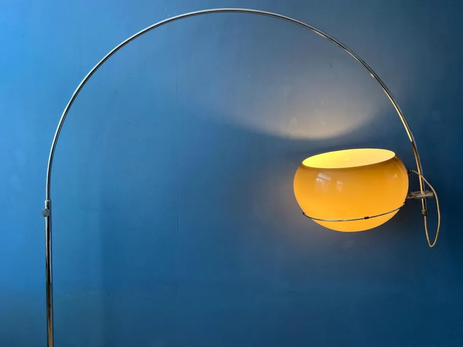 Discount Pamono Mid-Century Space Age Mushroom Arc Floor Lamp from Gepo
