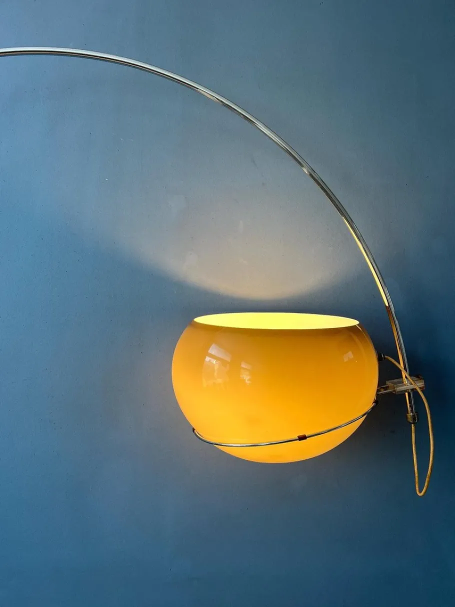 Discount Pamono Mid-Century Space Age Mushroom Arc Floor Lamp from Gepo