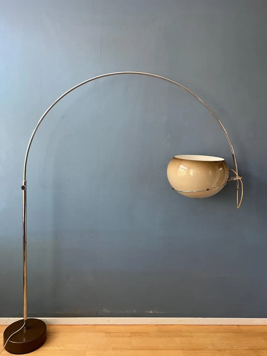 Discount Pamono Mid-Century Space Age Mushroom Arc Floor Lamp from Gepo