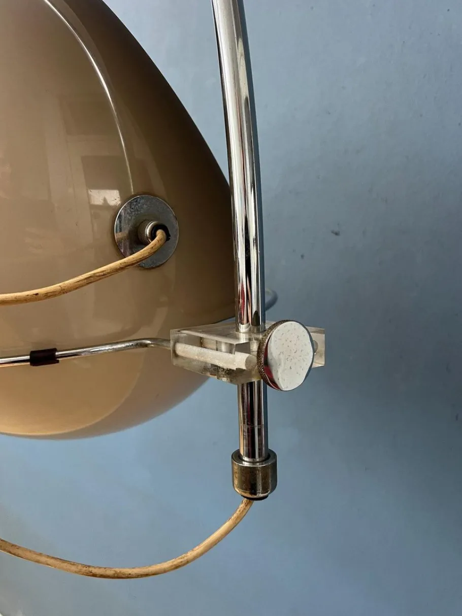 Discount Pamono Mid-Century Space Age Mushroom Arc Floor Lamp from Gepo