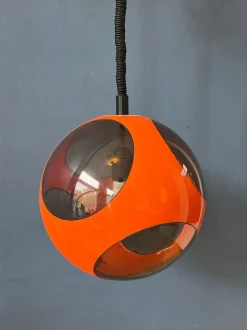 Hot Pamono Mid-Century Space Age Orange Bug Eye Pendant Lamp by Luigi Colani, 1970s