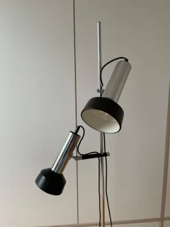 Sale Pamono Mid-Century Space Age Vintage Teak L401 Floor Lamp