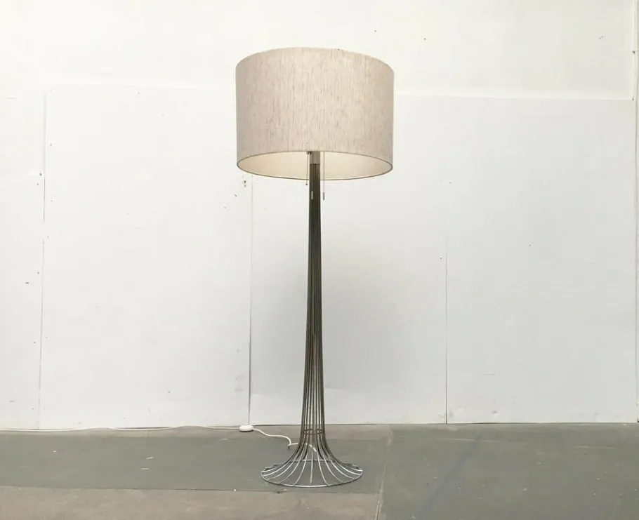 Outlet Pamono Mid-Century Space Age Wire Floor Lamp from Kinkeldey, 1960s