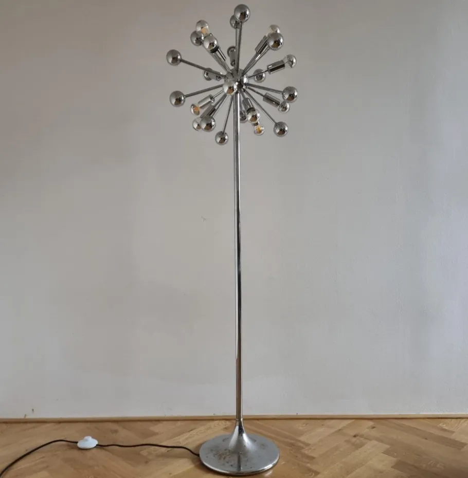 Outlet Pamono Mid-Century Sputnik Atomic Floor Lamp from Cosack, 1970s