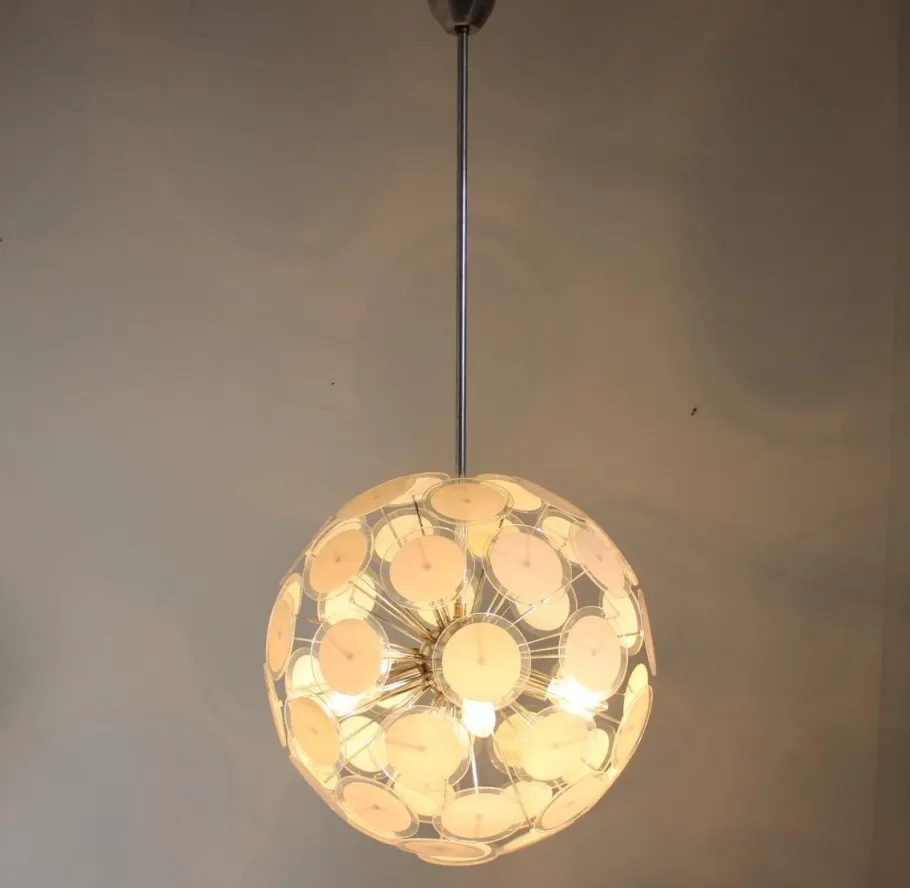 Best Pamono Mid-Century Sputnik Atomic Chandelier, Italy, 1970s