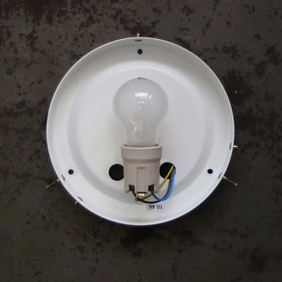 New Pamono Mid-Century Square Clear Glass Wall Lamp Sconce