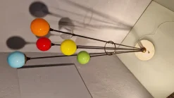 Discount Pamono Mid-Century Style Alberello Floor Lamp in Iron and Brass with Circular Base in Marble from Stilnovo, 1980s