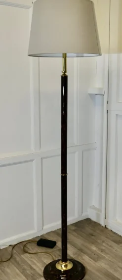 New Pamono Mid-Century Style Tortoise Shell Standard Floor Lamp, 1970s