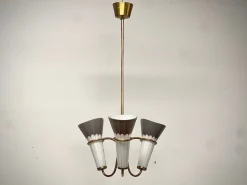 Discount Pamono Mid-Century Swedish Brass Chandelier, 1960s