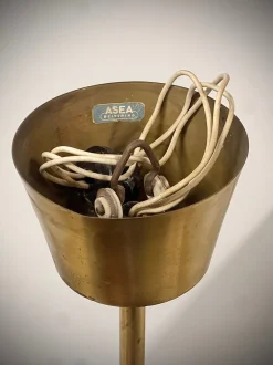 Discount Pamono Mid-Century Swedish Brass Chandelier, 1960s