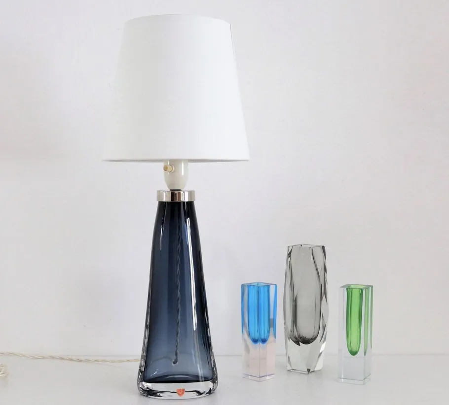 Outlet Pamono Mid-Century Swedish Crystal Table Lamp by Carl Fagerlund for Orrefors, 1960s