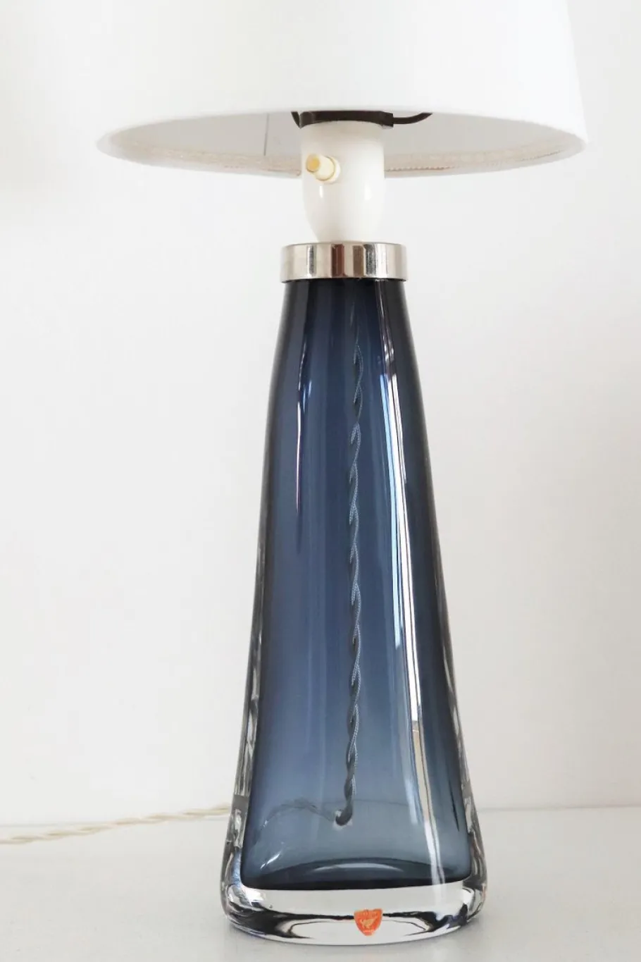Outlet Pamono Mid-Century Swedish Crystal Table Lamp by Carl Fagerlund for Orrefors, 1960s