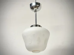 Clearance Pamono Mid-Century Swedish Modern Opaline Glass Pendant, 1950s-1960s