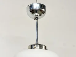 Clearance Pamono Mid-Century Swedish Modern Opaline Glass Pendant, 1950s-1960s