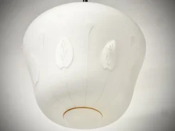 Clearance Pamono Mid-Century Swedish Modern Opaline Glass Pendant, 1950s-1960s