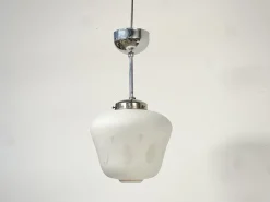 Clearance Pamono Mid-Century Swedish Modern Opaline Glass Pendant, 1950s-1960s