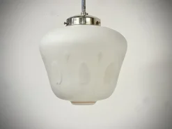 Clearance Pamono Mid-Century Swedish Modern Opaline Glass Pendant, 1950s-1960s