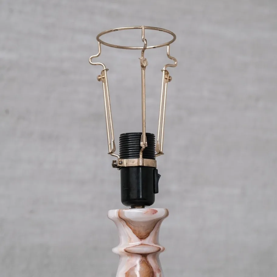 Discount Pamono Mid-Century Swedish Onyx Floor Lamp