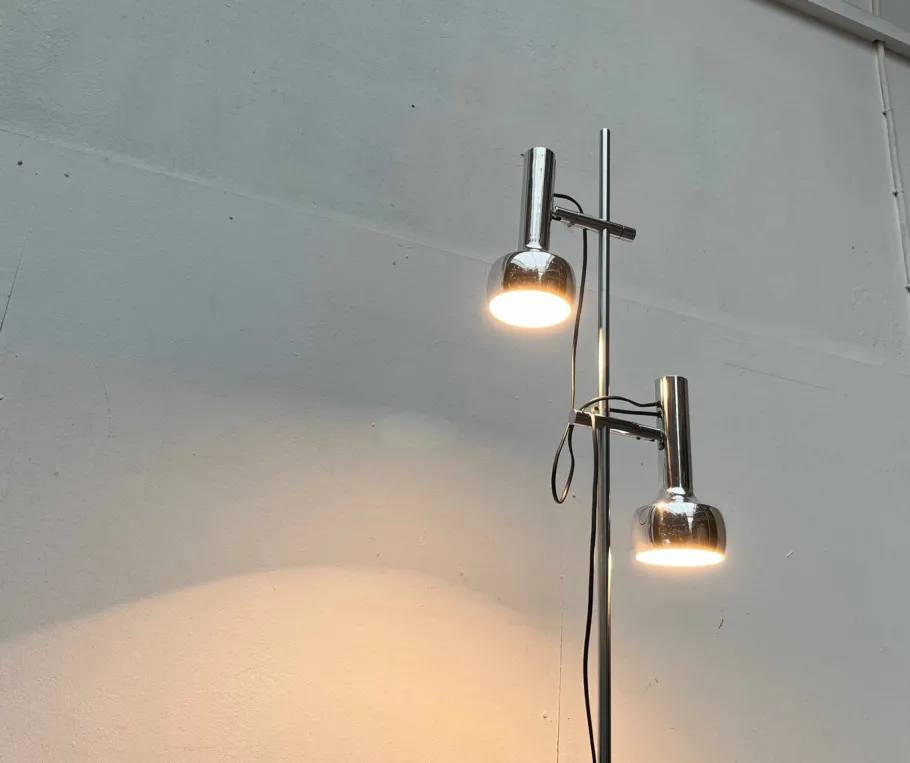 Sale Pamono Mid-Century Swiss Space Age Minimalist Floor Lamp by SLZ Team for Swisslamps International, 1960s