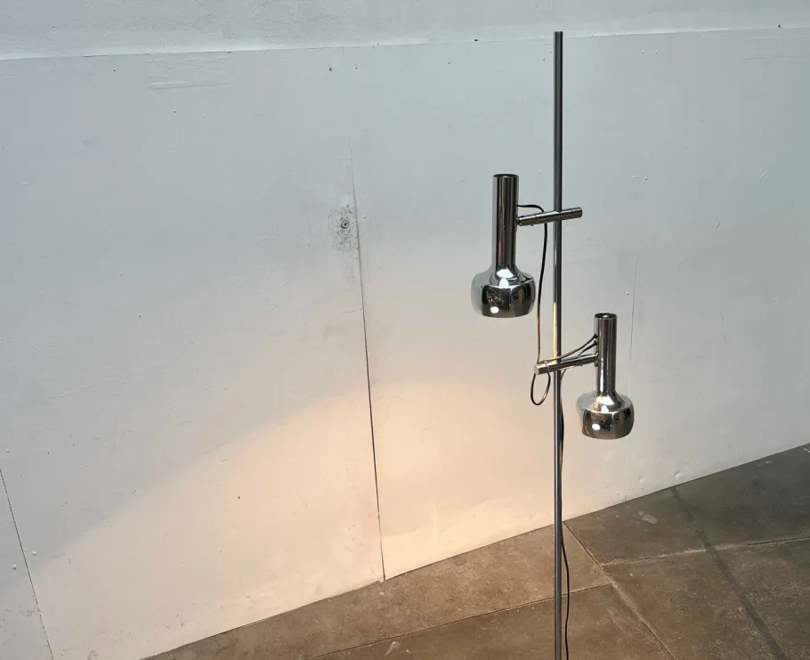 Sale Pamono Mid-Century Swiss Space Age Minimalist Floor Lamp by SLZ Team for Swisslamps International, 1960s