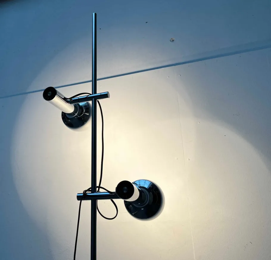 Sale Pamono Mid-Century Swiss Space Age Minimalist Floor Lamp by SLZ Team for Swisslamps International, 1960s