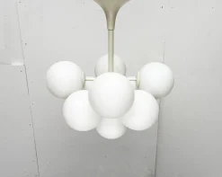 Clearance Pamono Mid-Century Swiss Space Age Pendant Lamp by E. R. Nele for Temde, 1960s