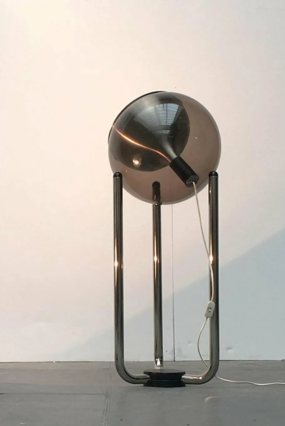 Sale Pamono Mid-Century Swiss Space Age Type 56 Globe Floor Lamp from Temde, 1960s