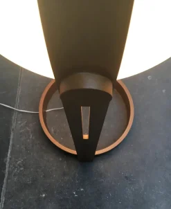 Clearance Pamono Mid-Century Swiss Space Age Plastic & Plywood Floor Lamp from Temde, 1960s