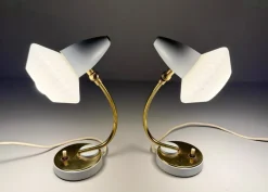 Clearance Pamono Mid-Century Table Lamps, France, 1960s, Set of 2