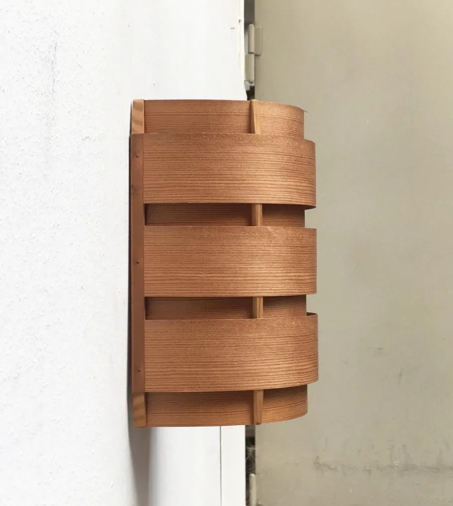 Clearance Pamono Mid-Century Teak V155 Edda Wall Lamp by Hans-Agne Jakobsson for Ellysett AB, 1950s
