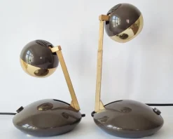 Outlet Pamono Mid-Century Telescope Table Lamps from Eichhoff Werke, Germany, 1979, Set of 2