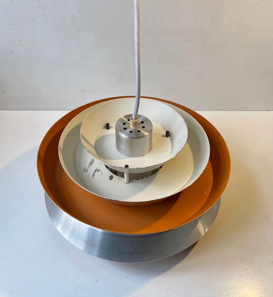 Clearance Pamono Mid-Century Trava Pendant Lamp by Carl Thore for Granhaga, 1960s