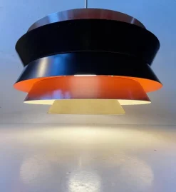 Clearance Pamono Mid-Century Trava Pendant Lamp by Carl Thore for Granhaga, 1960s