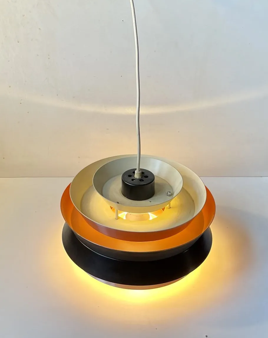 Clearance Pamono Mid-Century Trava Pendant Lamp by Carl Thore for Granhaga, 1960s