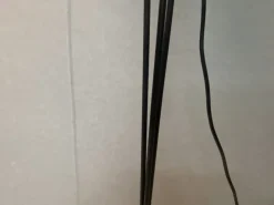 Best Pamono Mid-Century Tripod Cocoon Floor Lamp attributed to Goldkant Leuchten, 1950s