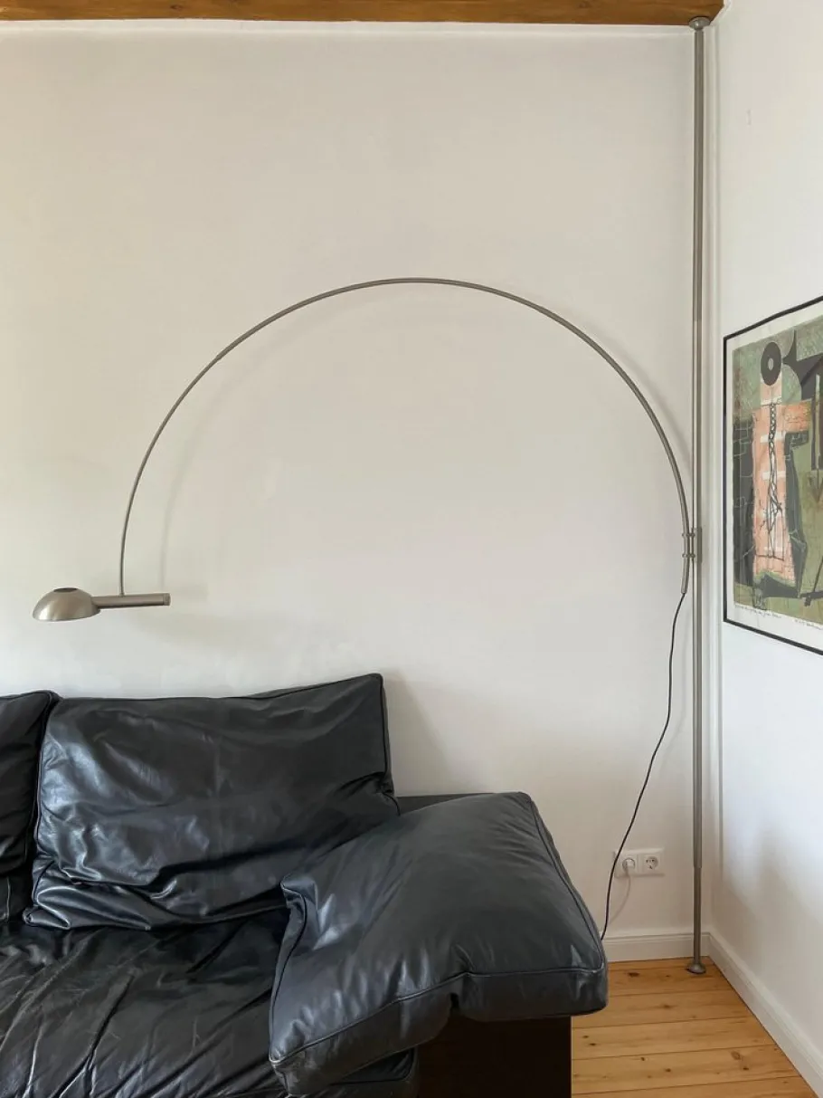 Sale Pamono Mid-Century Una Arc Lamp by Florian Schulz, 1970s