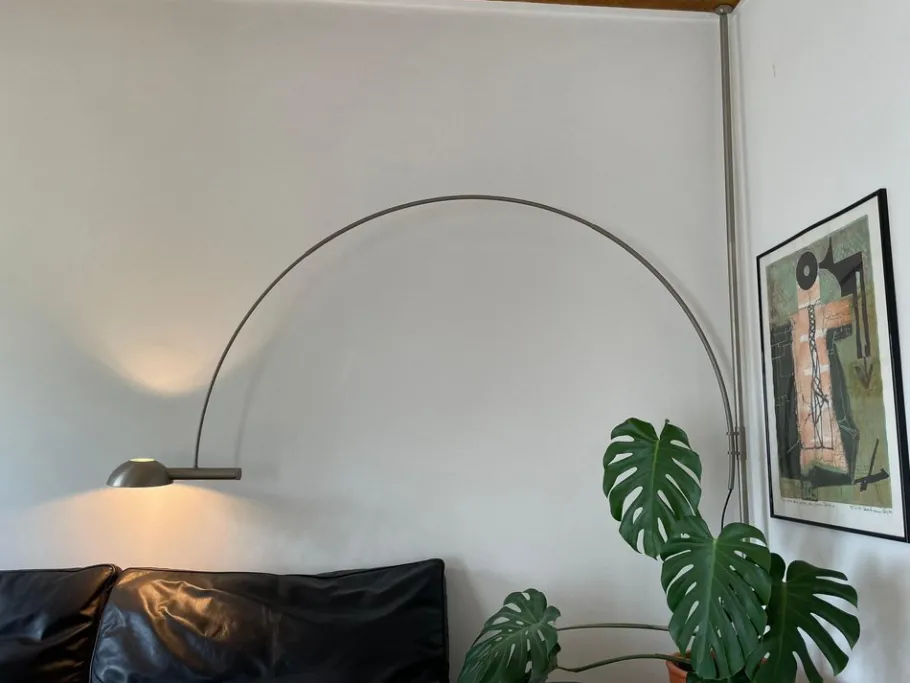 Sale Pamono Mid-Century Una Arc Lamp by Florian Schulz, 1970s