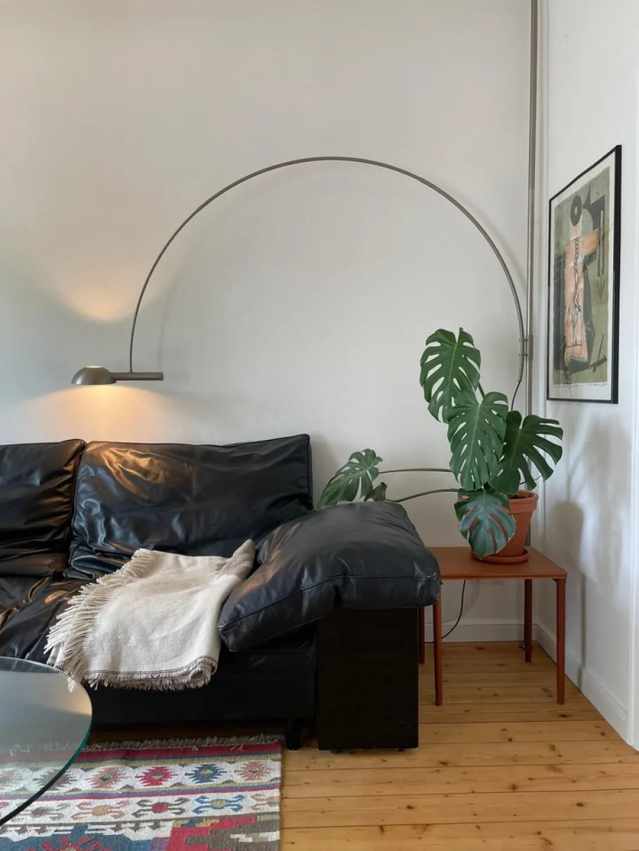 Sale Pamono Mid-Century Una Arc Lamp by Florian Schulz, 1970s