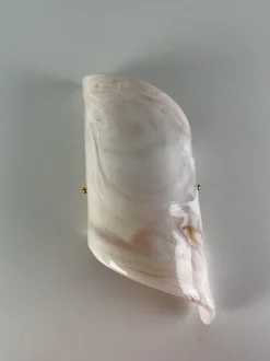 Best Pamono Mid-Century Venetian Wall Lamp in Murano Glass, 1960s