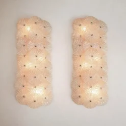 Discount Pamono Mid-Century Wall Lamp in Murano Glass, Set of 2, Set of 2