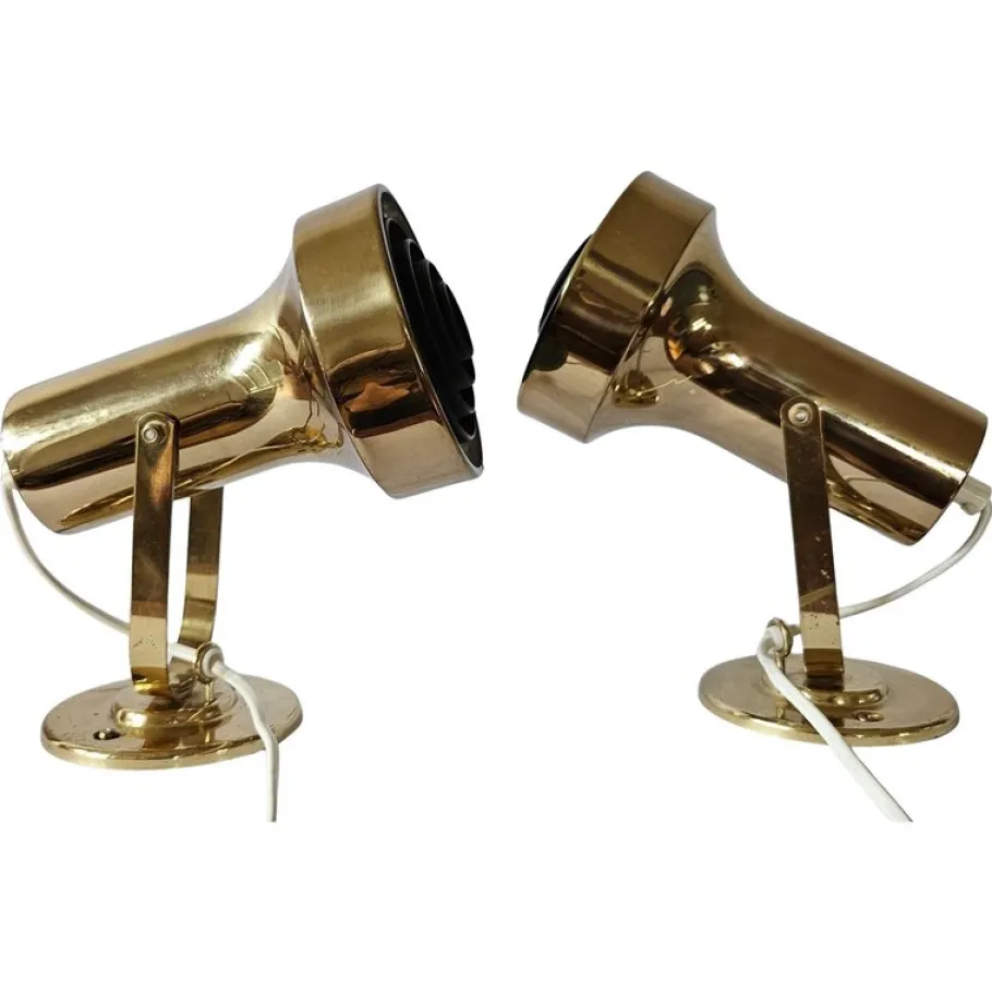 Clearance Pamono Mid-Century Wall Lamps from Aneta, Sweden, 1970s, Set of 2