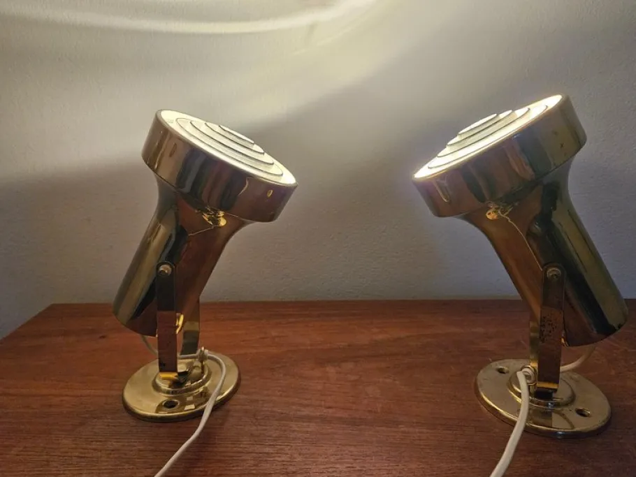 Clearance Pamono Mid-Century Wall Lamps from Aneta, Sweden, 1970s, Set of 2