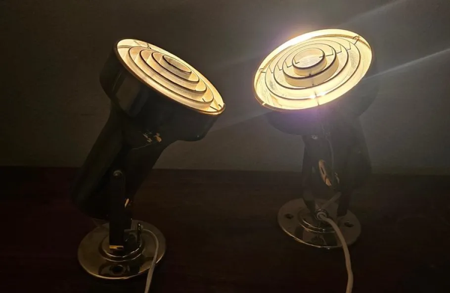 Clearance Pamono Mid-Century Wall Lamps from Aneta, Sweden, 1970s, Set of 2