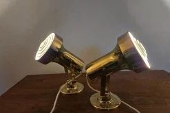 Clearance Pamono Mid-Century Wall Lamps from Aneta, Sweden, 1970s, Set of 2