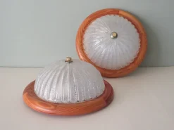 Clearance Pamono Mid-Century Wall Lamps or Ceiling Lamps from Massive Belgium, 1960, Set of 2