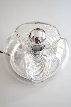 Discount Pamono Mid-Century Wave Sconce by Koch & Lowy for Peill & Putzler