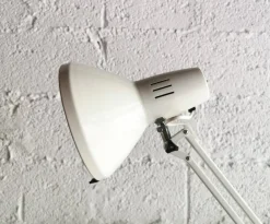 Sale Pamono Mid-Century White Architect Table Lamp from Ledu, 1960s